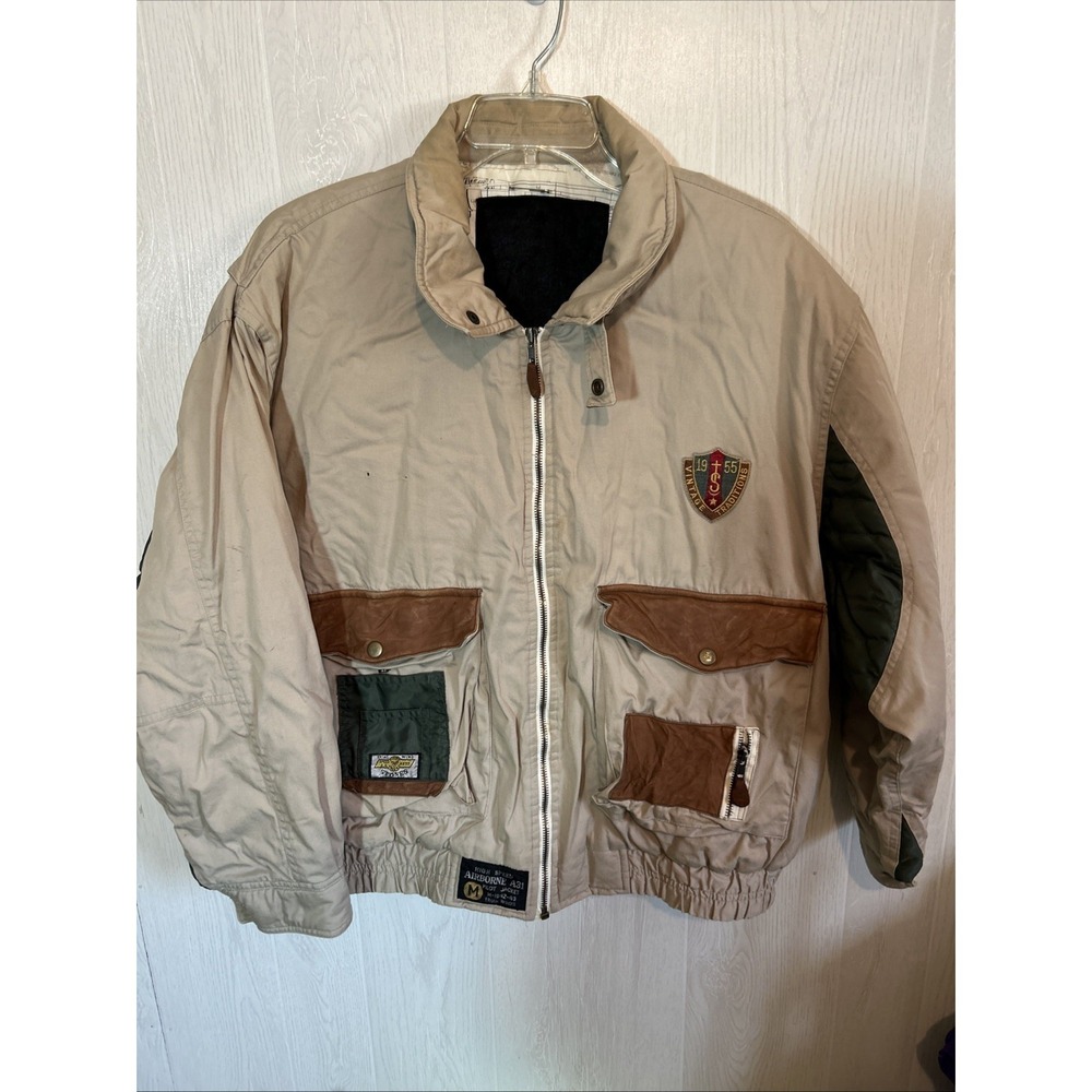 Vintage Trail Winds Sz Medium Airborne Pilot Jacket‎